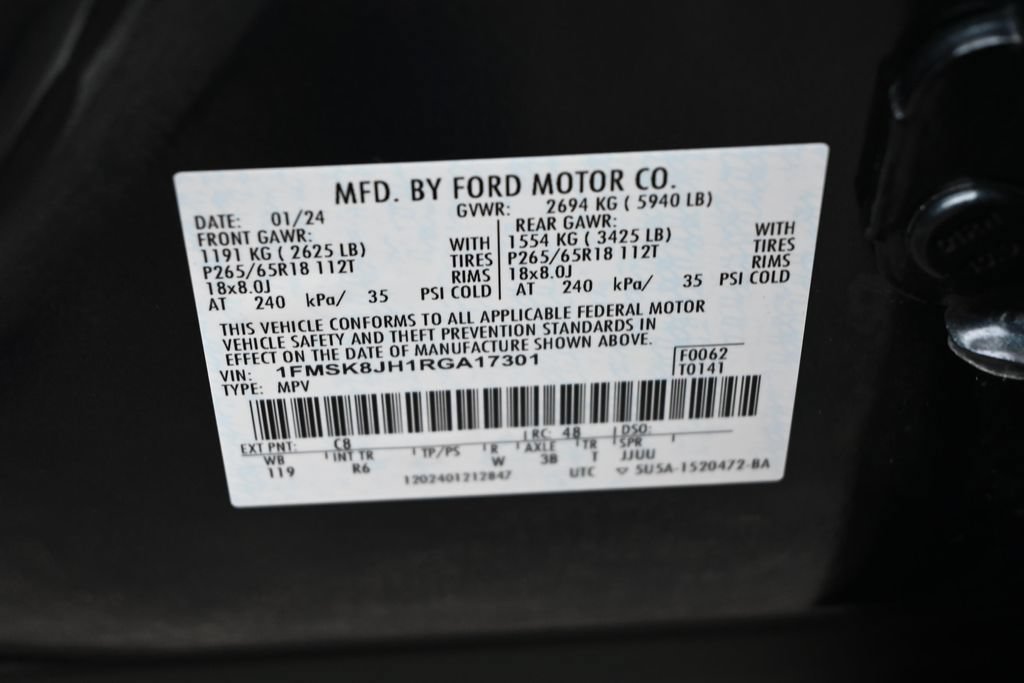 Certified 2024 Ford Explorer Timberline w/ Timberline Technology Package AWD/4WD image 47