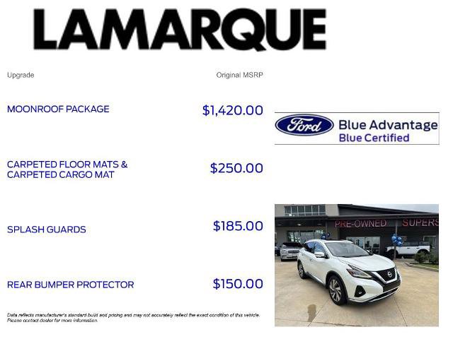 Used 2020 Nissan Murano SL w/ Moonroof Package FWD image 10