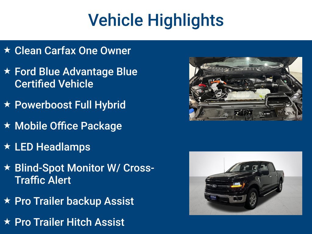 Certified 2024 Ford F150 XLT w/ Mobile Office Package AWD/4WD image 3