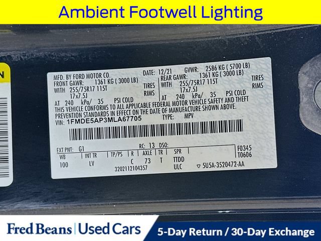 Certified 2021 Ford Bronco Big Bend AWD/4WD image 34