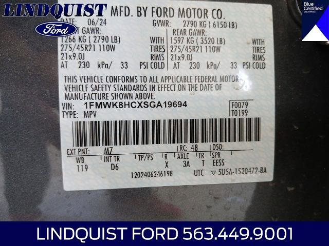 Certified 2025 Ford Explorer Platinum w/ Ultimate Package AWD/4WD image 22