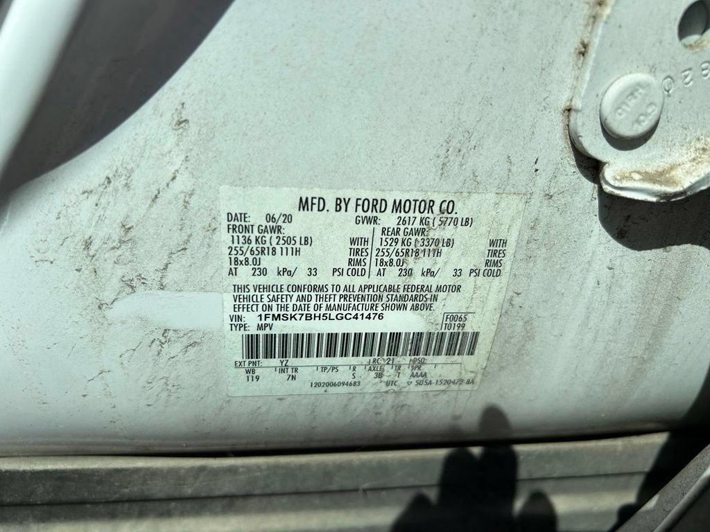 Certified 2020 Ford Explorer 2WD w/ Class III Trailer Tow Package image 12