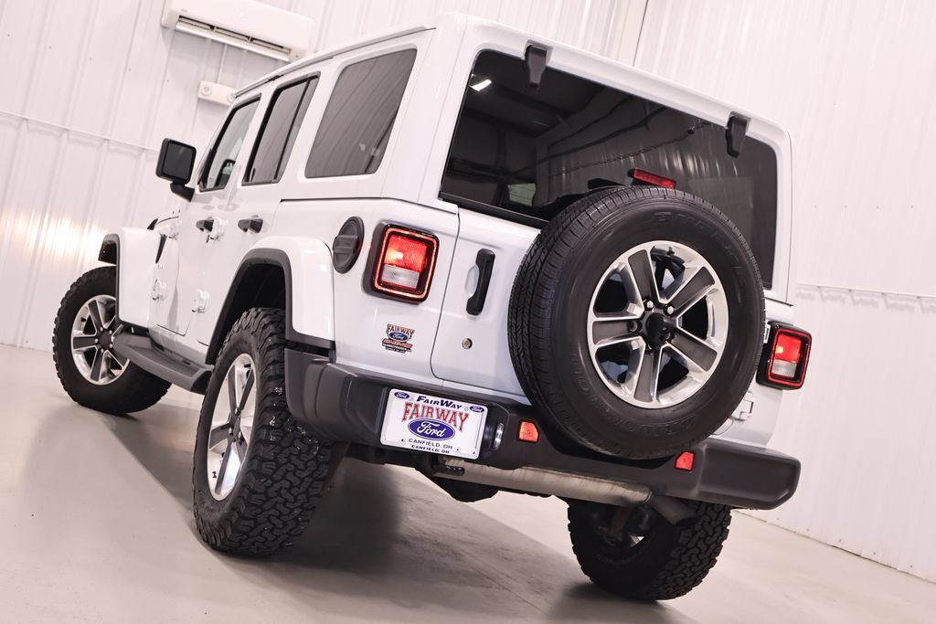 Used 2019 Jeep Wrangler Unlimited Sahara w/ Uconnect 4C Nav & Sound Group AWD/4WD image 30