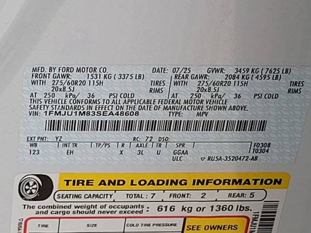 Certified 2025 Ford Expedition Platinum AWD/4WD image 16