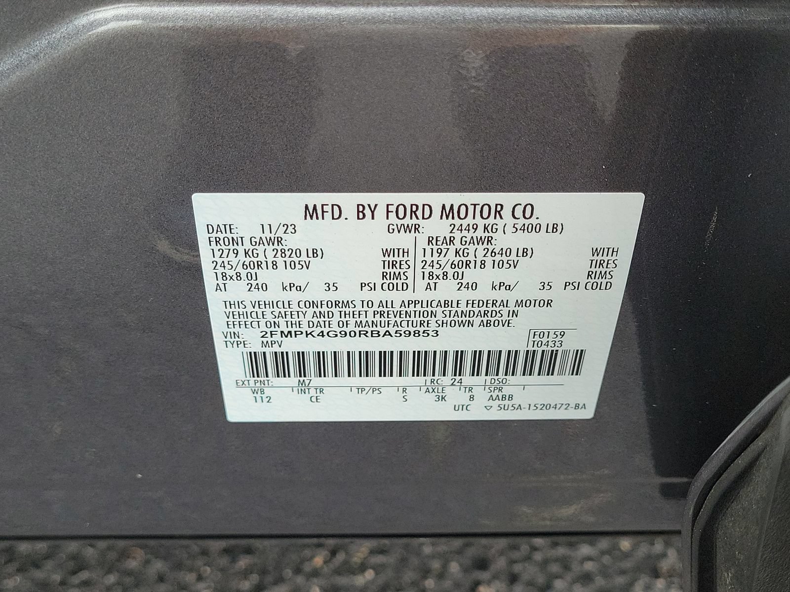 Certified 2024 Ford Edge SE AWD/4WD image 28