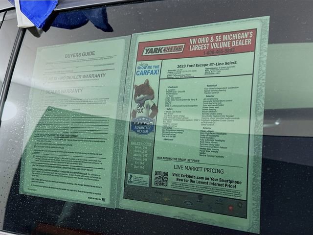 Certified 2023 Ford Escape ST-Line Select w/ Tech Pack #2 image 14