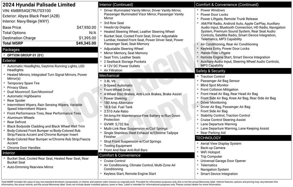 Used 2024 Hyundai Palisade Limited image 9