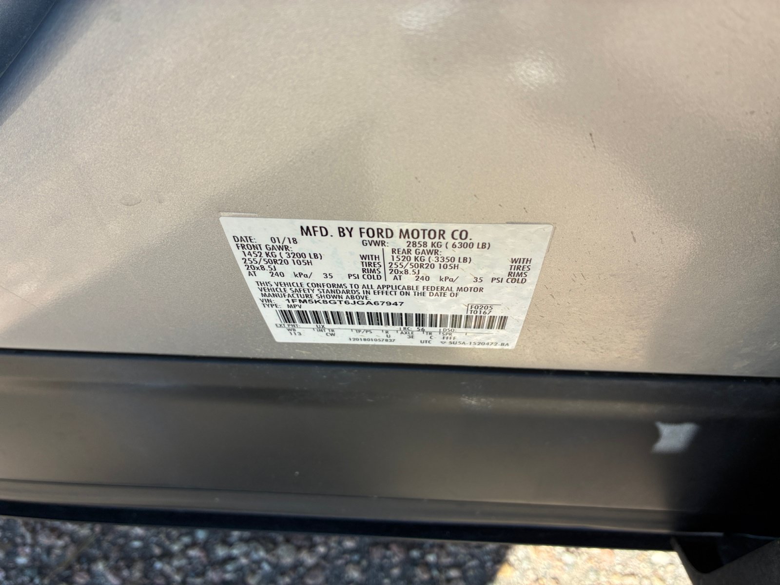 Certified 2018 Ford Explorer Sport w/ Equipment Group 401A AWD/4WD image 23