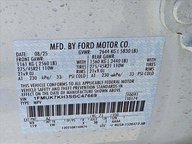 Certified 2025 Ford Explorer ST-Line w/ Premium Package RWD image 27