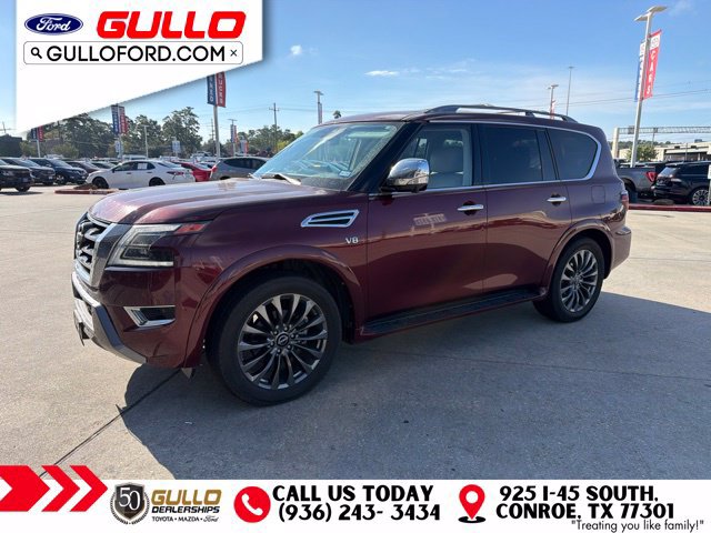 Used 2021 Nissan Armada Platinum w/ Captain's Chairs Package RWD image 2