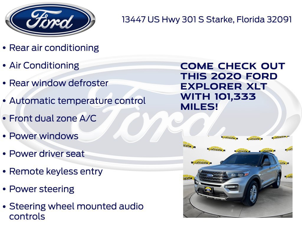 Certified 2020 Ford Explorer XLT w/ Equipment Group 202A RWD image 22