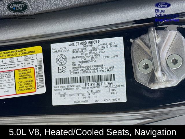 Certified 2020 Ford Mustang GT Premium w/ GT Performance Package image 32