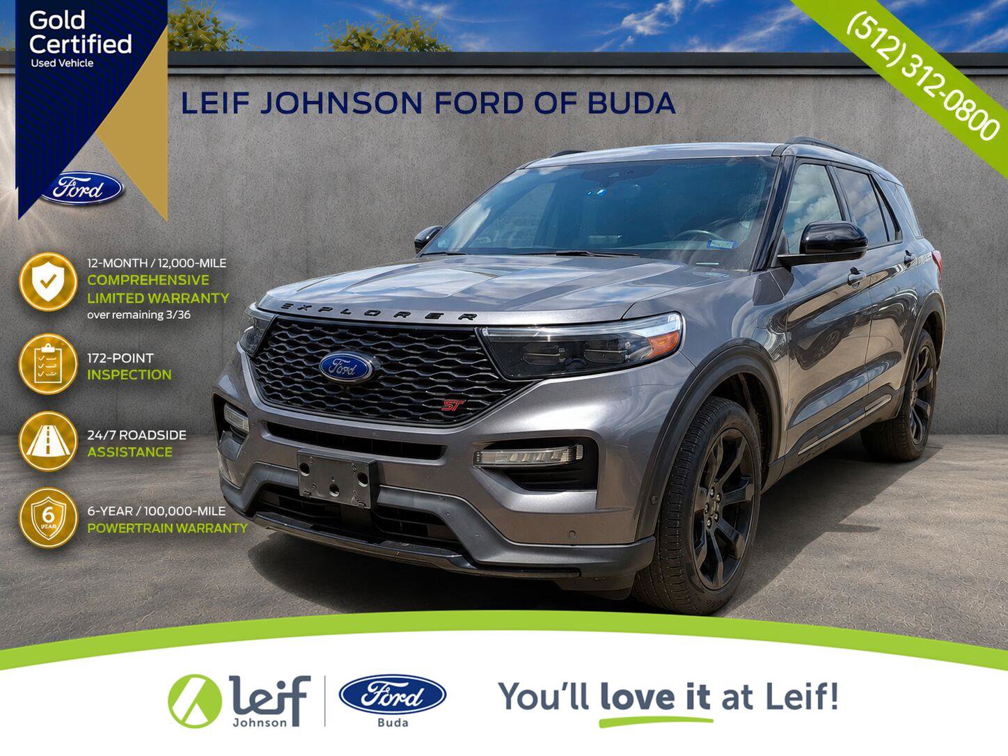 Certified 2022 Ford Explorer ST w/ Equipment Group 401A