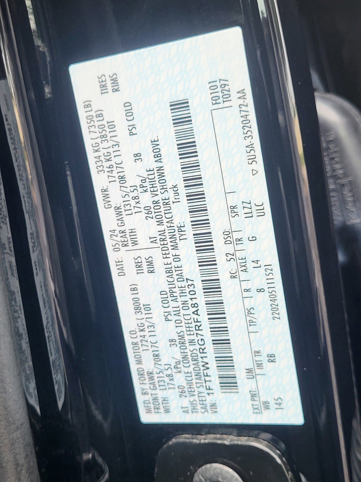 Certified 2024 Ford F150 Raptor image 35