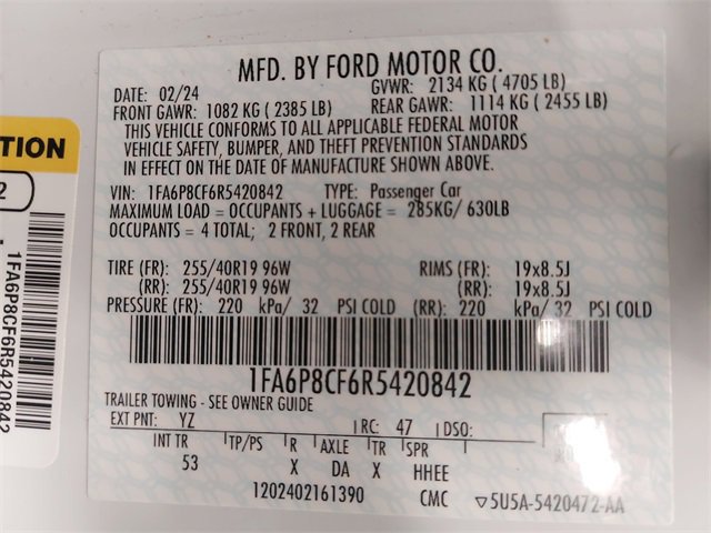 Certified 2024 Ford Mustang GT Premium image 33