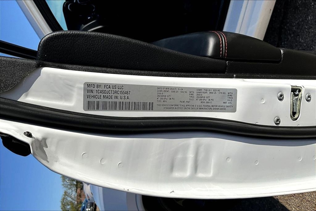 Used 2024 Dodge Durango R/T w/ Blacktop Package AWD/4WD image 36