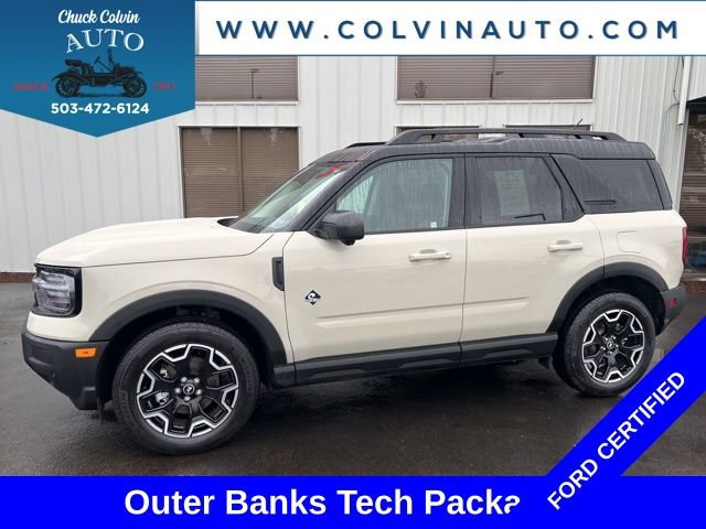 Certified 2025 Ford Bronco Sport Outer Banks w/ Outer Banks Tech Package+ image 1