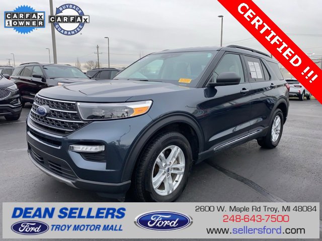 Certified 2022 Ford Explorer XLT w/ Equipment Group 202A