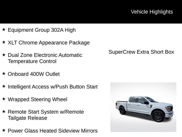 Certified 2023 Ford F150 XLT w/ Equipment Group 302A High image 10