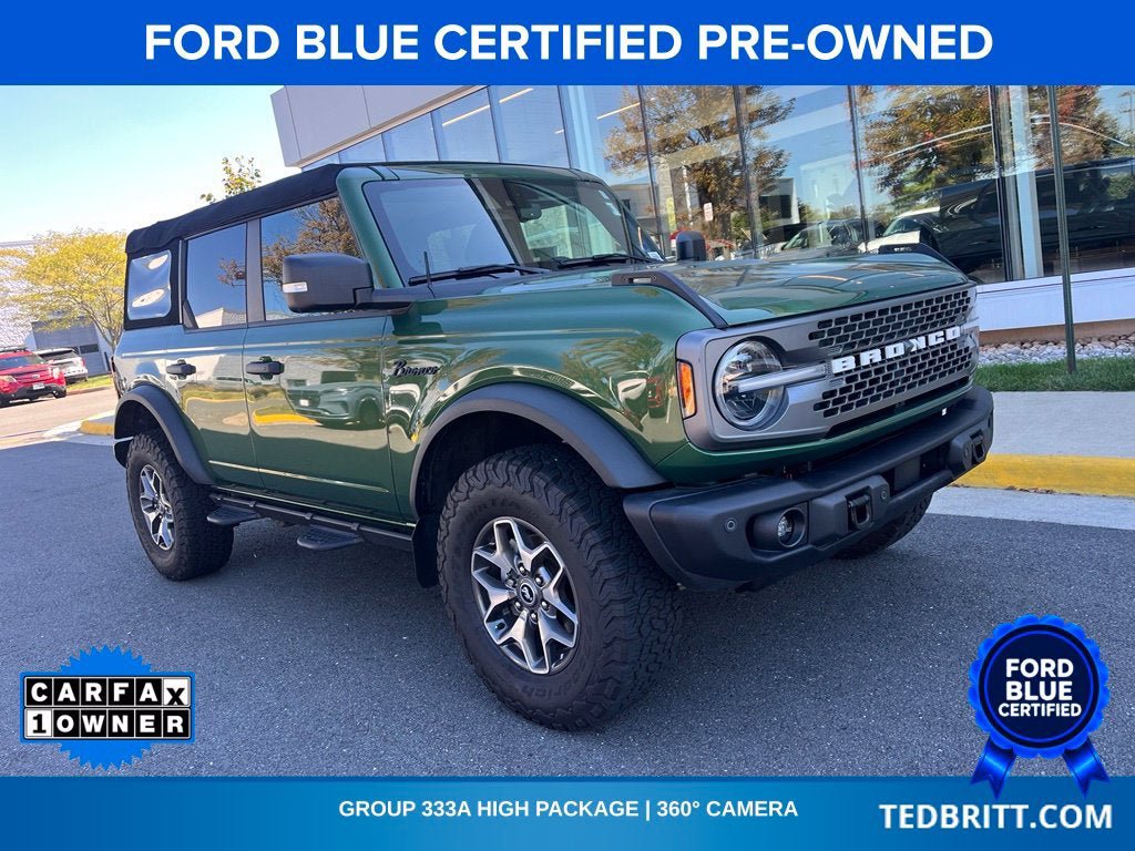 Certified 2023 Ford Bronco Badlands