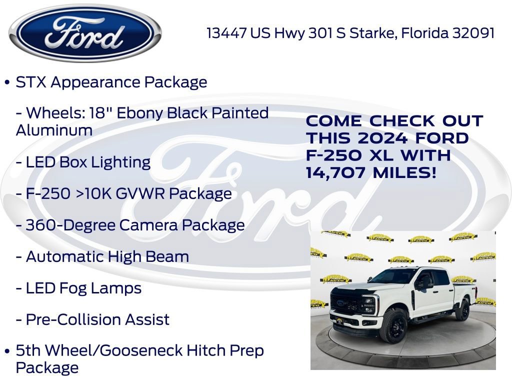 Certified 2024 Ford F250 XL w/ STX Appearance Package AWD/4WD image 22