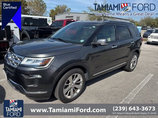 Certified 2019 Ford Explorer Limited w/ Ford Safe & Smart Package image 1