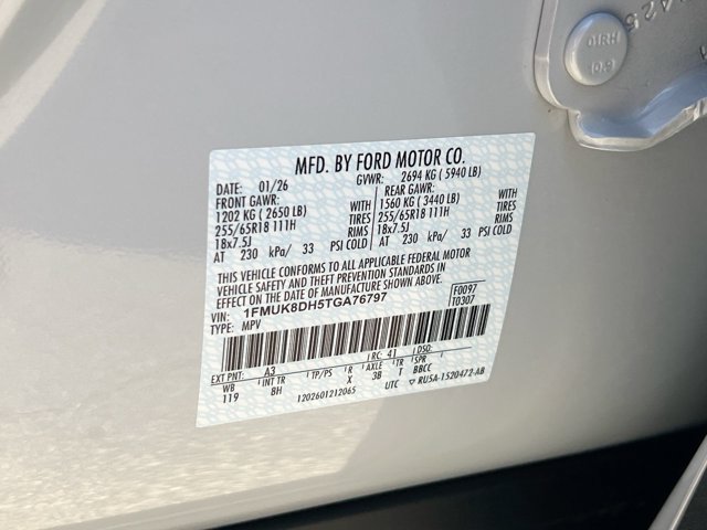 Certified 2026 Ford Explorer Active AWD/4WD image 25