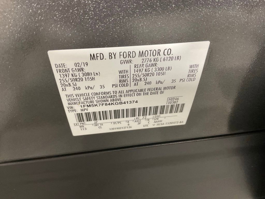 Certified 2019 Ford Explorer Limited w/ Class III Trailer Tow Package image 27