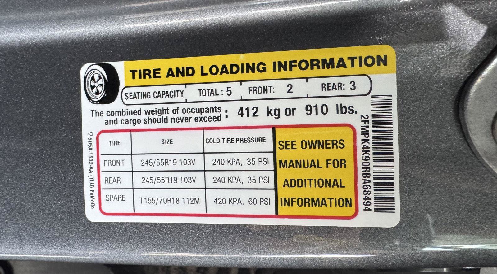 Certified 2024 Ford Edge Titanium AWD/4WD image 39