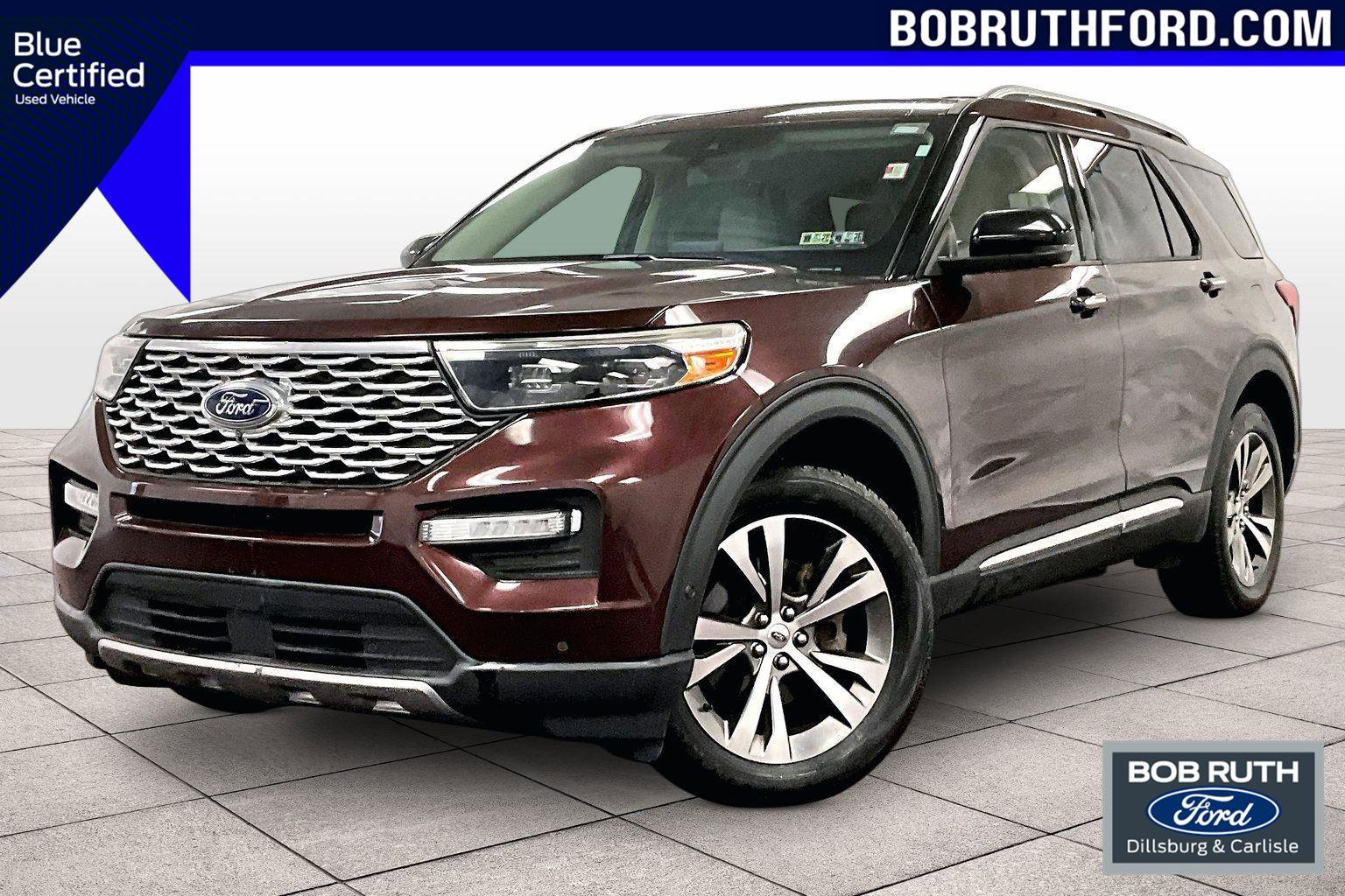 Certified 2020 Ford Explorer Platinum w/ Premium Technology Package image 1