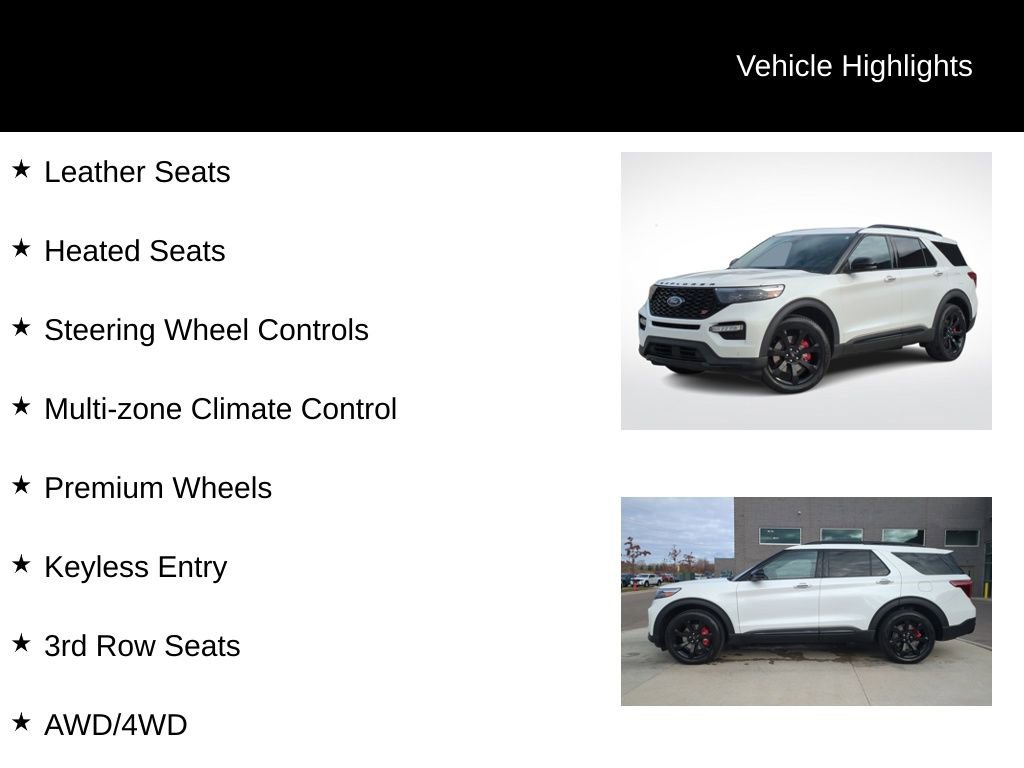 Certified 2023 Ford Explorer ST w/ Equipment Group 401A image 31
