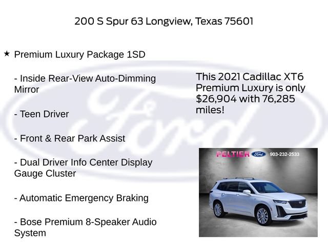 Used 2021 Cadillac XT6 Premium Luxury AWD/4WD image 6