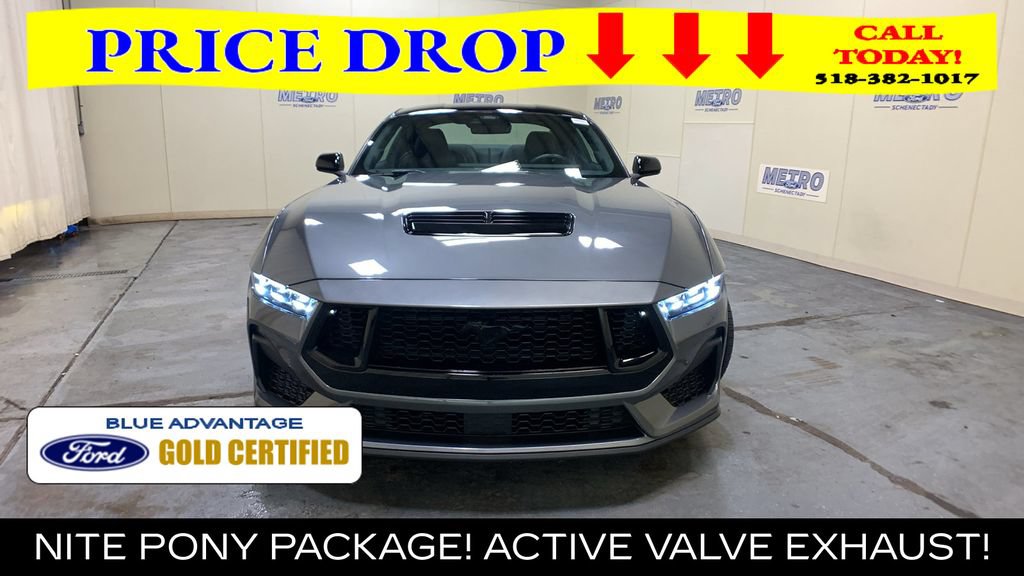 Certified 2025 Ford Mustang GT Premium w/ Mustang Nite Pony Package RWD image 37