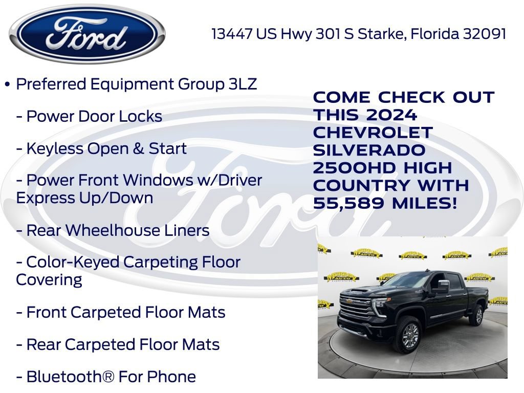 Used 2024 Chevrolet Silverado 2500 High Country w/ Technology Package AWD/4WD image 27