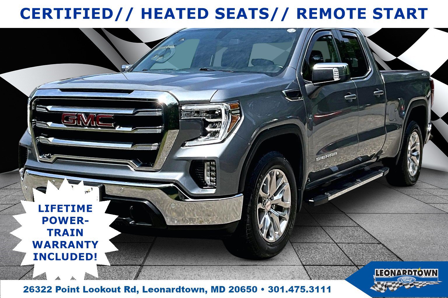 Used 2022 GMC Sierra 1500 SLE w/ Driver Alert Package I AWD/4WD image 1