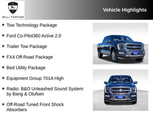 Certified 2022 Ford F150 Platinum w/ Equipment Group 701A High image 10