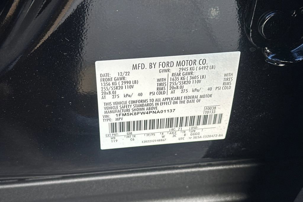 Certified 2023 Ford Explorer Limited w/ Hybrid Equipment Group 310A image 34