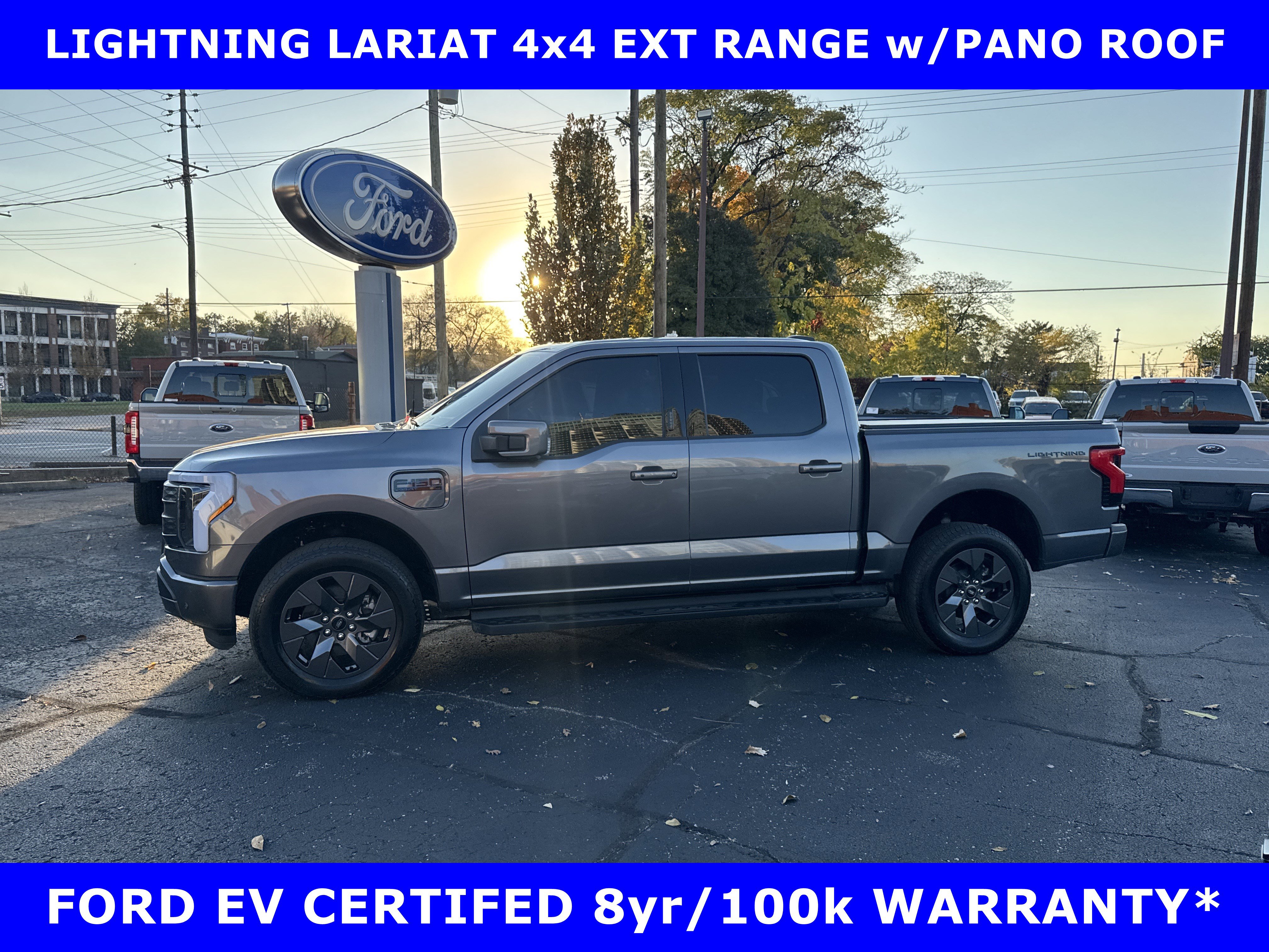 Certified 2024 Ford F150 Lightning Lariat w/ Max Trailer Tow Package