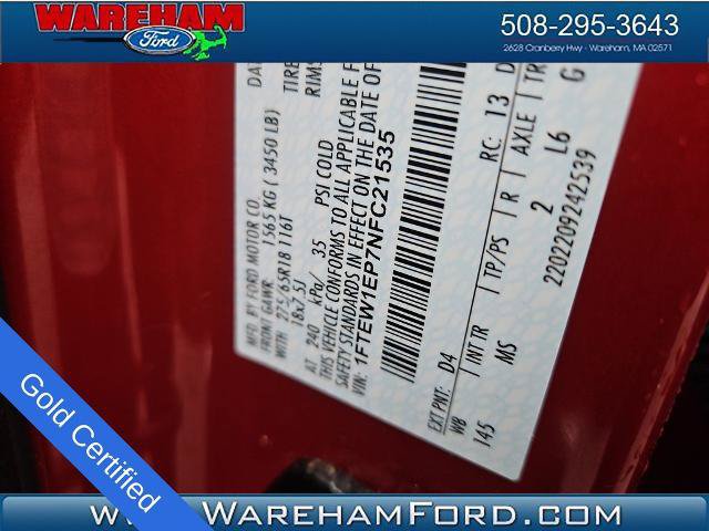 Certified 2022 Ford F150 XLT w/ Equipment Group 302A High AWD/4WD image 8