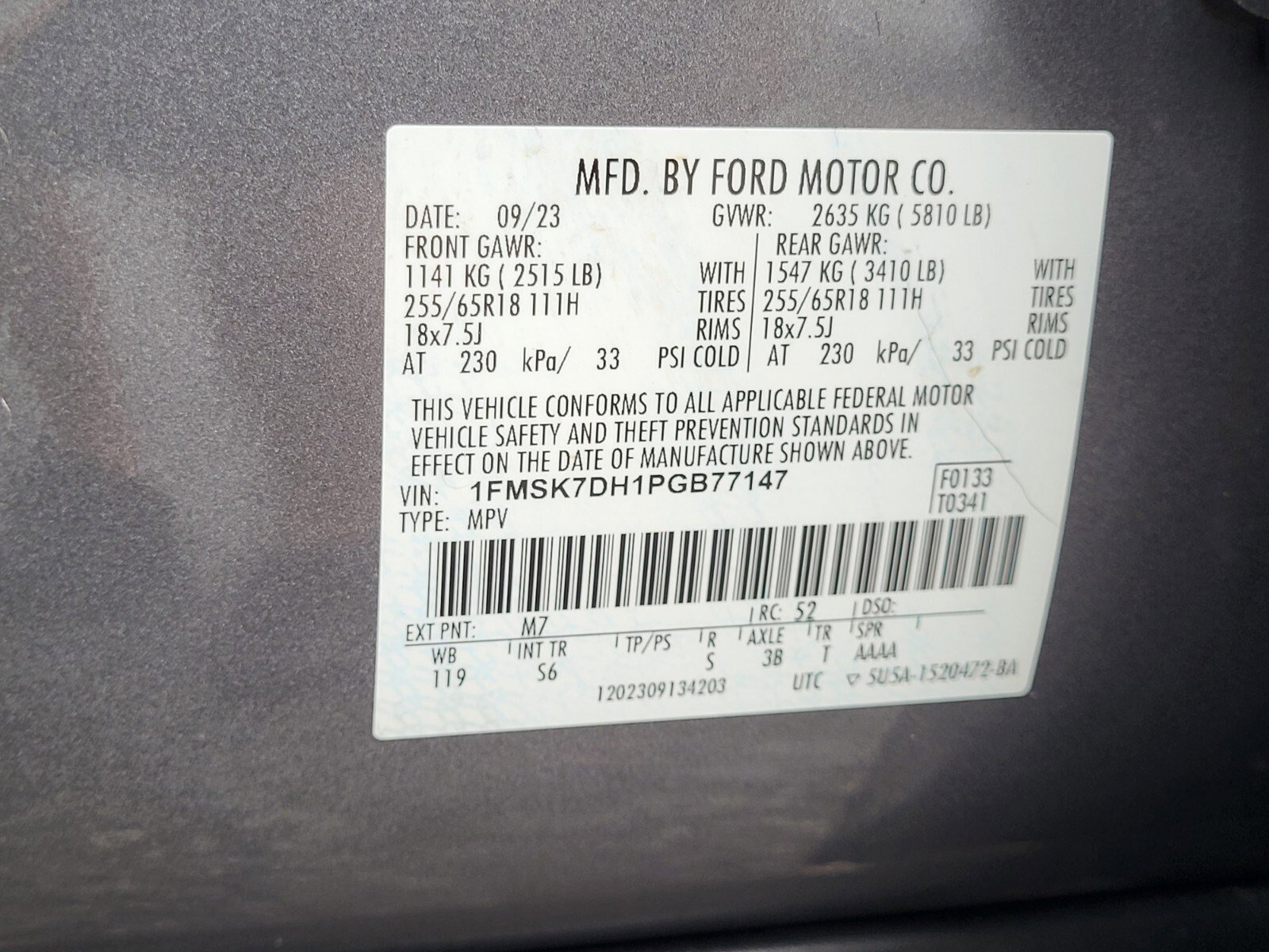 Certified 2023 Ford Explorer XLT w/ Equipment Group 202A RWD image 35