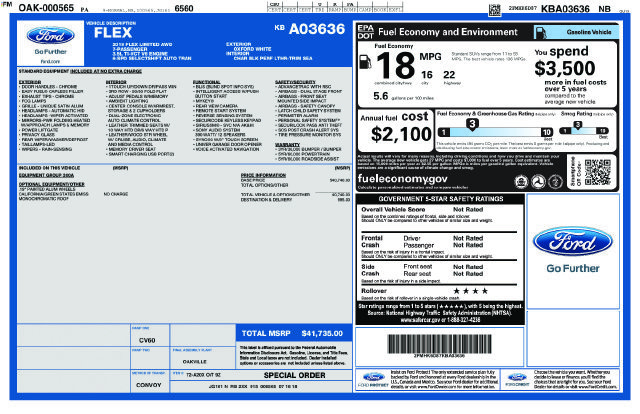 Certified 2019 Ford Flex Limited AWD/4WD image 34