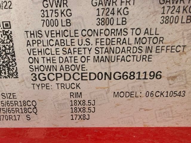 Used 2022 Chevrolet Silverado 1500 Custom Trail Boss AWD/4WD image 25