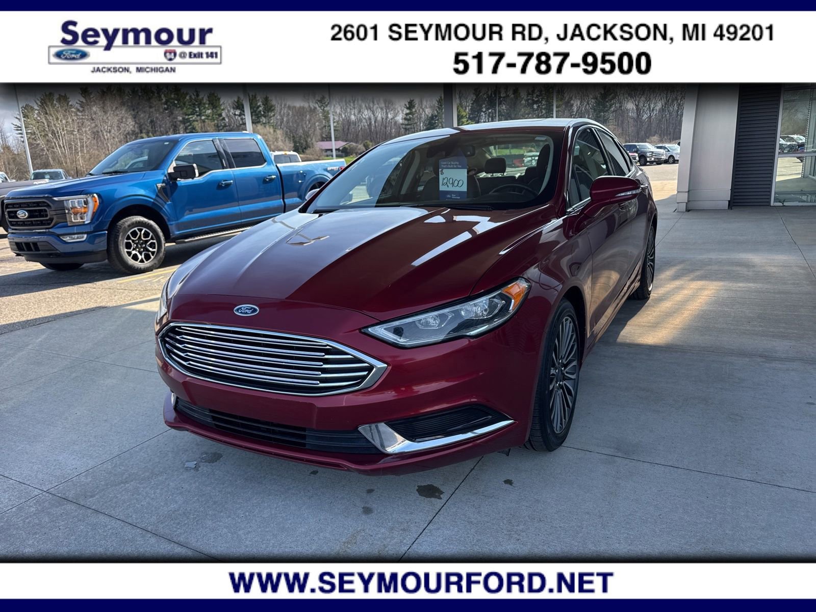 Certified 2018 Ford Fusion SE w/ Fusion SE Technology Package image 9