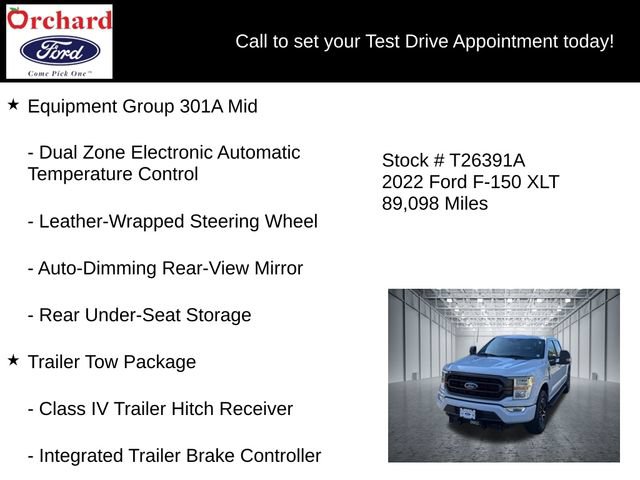Certified 2022 Ford F150 XLT w/ Equipment Group 301A Mid AWD/4WD image 13