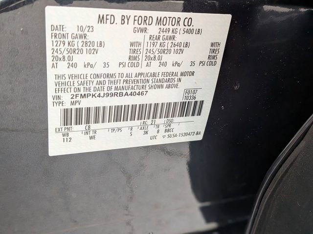 Certified 2024 Ford Edge ST-Line AWD/4WD image 40