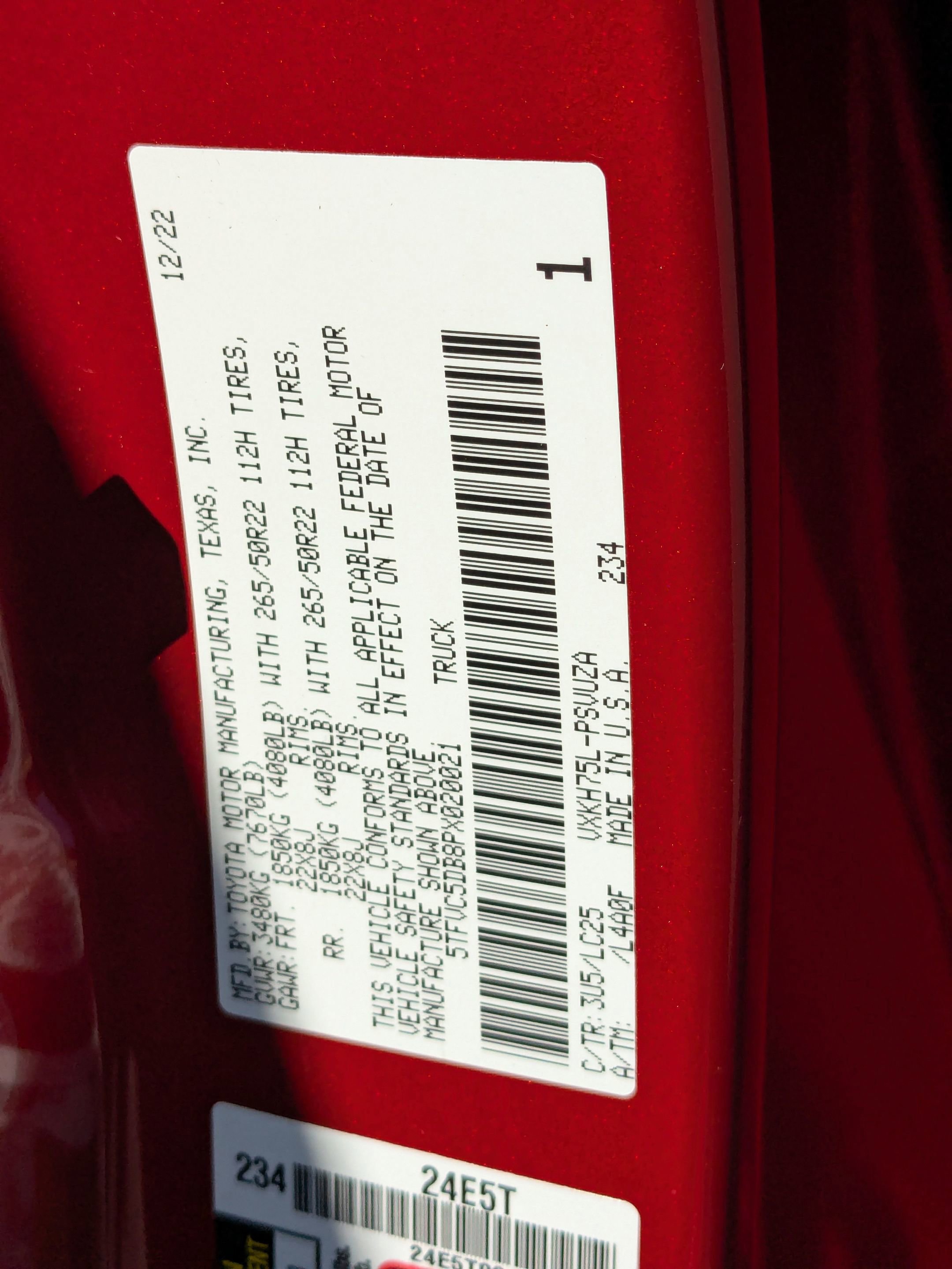 Used 2023 Toyota Tundra Capstone image 44