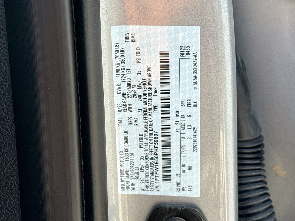 Certified 2023 Ford F150 Lariat w/ Equipment Group 502A High AWD/4WD image 35