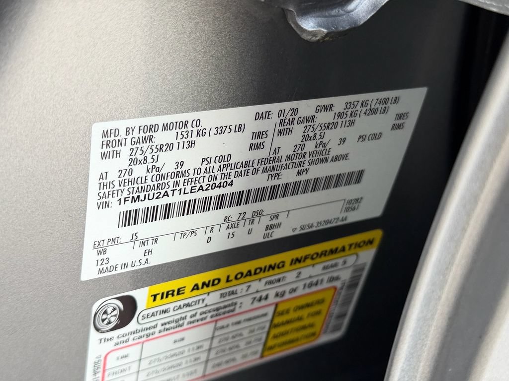 Certified 2020 Ford Expedition Limited AWD/4WD image 18
