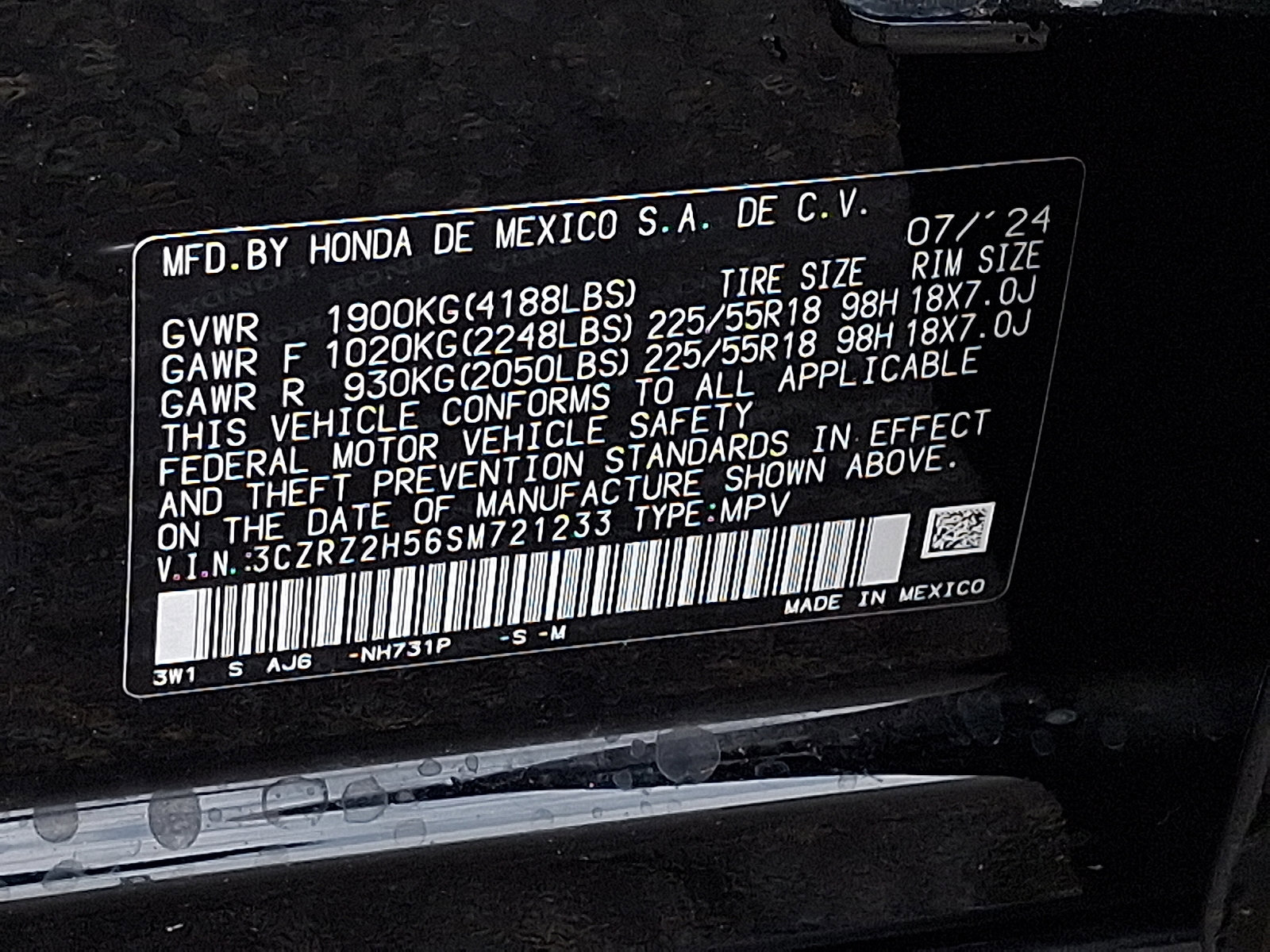 Used 2025 Honda HR-V Sport image 27