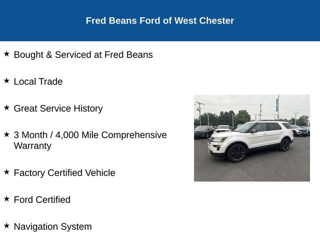 Certified 2018 Ford Explorer XLT w/ Equipment Group 202A AWD/4WD image 6